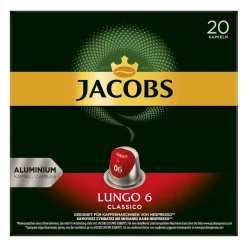 JACOBS Kapseln NespressoÂ®* Kompatibel Je 20 Kapseln Lungo 6 Classico + Decaffeinato 6 Lungo + Lungo 8 Intenso + Espresso 12 Ristretto - Insgesamt 160 GetrÃ¤nke -Kaffee VerkÃ¤ufe 8d1d1419b56d4e27627f48482b5daebe
