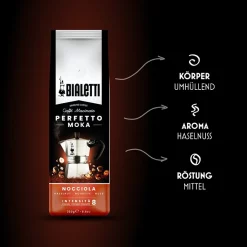 Bialetti Perfetto Moka Nocciola, Kaffee Gemahlen, RÃ¶stkaffee, IntensitÃ¤t 8, 250 G, 96080321 -Kaffee VerkÃ¤ufe 8d8bcc4d8c159ca68cbf6b33f5a3bcb9