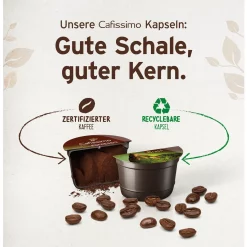 Tchibo Cafissimo Pure Kaffeemaschine Kapselmaschine Inkl. 30 Kapseln FÃ¼r CaffÃ¨ Crema, Espresso Und Kaffee, Arctic Green -Kaffee VerkÃ¤ufe 8dc83ea775ab84b5bc36855440ae8322 1