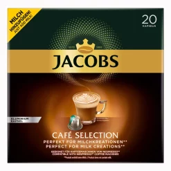 Jacobs CafÃ© Selection, Kaffeekapseln, Nespresso Kompatibel, Kaffee, 20 Kapseln Ã¡ 5.2 G