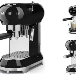 SMEG Espresso Kaffeemaschine Schwarz ECF01BLEU -Kaffee VerkÃ¤ufe 976d9600d2ad172e54087294f29234e5