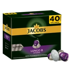 JACOBS Kapseln NespressoÂ®* Kompatibel 2 X 40 Lungo 8 Intenso + 2 X 40 Espresso 10 Intenso XXL-Pack - Insgesamt 160 GetrÃ¤nke
