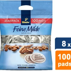 Tchibo Feine Milde Kaffee-Pads, 800 StÃ¼ck (8 X 100 Pads) -Kaffee VerkÃ¤ufe 9d123a707f9578b29c5db0f6f13b3655