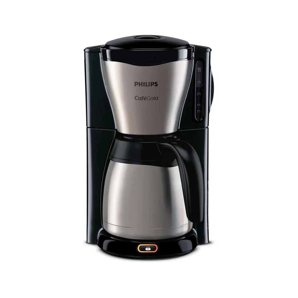 PHILIPS Gaia Collection HD7548/20 Kaffeemaschine Thermokanne, Schwarz/Edelstahl 3 PHILIPS Gaia Collection HD7548/20 Kaffeemaschine Thermokanne, Schwarz/Edelstahl