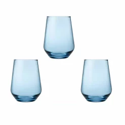 Pasabahce AllegraT 41536T 3er Set Blau TrinkglÃ¤ser GlÃ¤ser-Set Kaffee Cocktail Glas 42,5cl Glas