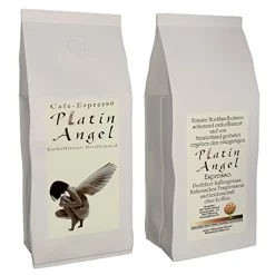 Espresso / Cafe - Kaffeebohnen Entkoffeiniert "Platin Angel" (Ganze Bohnen,1000 G)