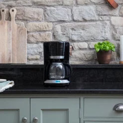 Russell Hobbs 24391-56 Inspire Black Digitale Kaffeemaschine Mit Timer, WhirlTech-BrÃ¼htechnologie, 1,25 L Glaskanne, 1100 Watt -Kaffee VerkÃ¤ufe a18a779e96c1da4597f0b2ef765ef1b7