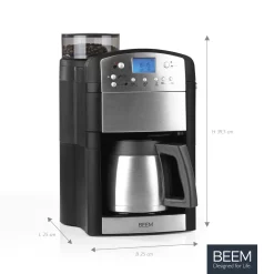 BEEM FRESH-AROMA-PERFECT Filterkaffeemaschine Mit Mahlwerk - Thermo | 2 Isolierkannen Kaffeemaschine Mahlwerk Timer 2x Thermoskanne Filterkaffeemaschine Kaffeeautomat -Kaffee VerkÃ¤ufe a2326523f1e5a553a54adc3cd3061ab6