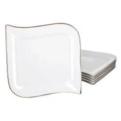 30tlg Geschirrset Silverline Kombi 6Pers Gold Kaffee Unterteller Kuchen/Speiseteller Suppenschale -Kaffee VerkÃ¤ufe a2e1acc89719584fa1eaca53c530103b