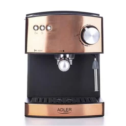 Adler Espressomaschine | Kaffeemaschine | MilchaufschÃ¤umer | Cappuccinomaschine | SiebtrÃ¤ger Espressomaschine | Elektrische Espressomaschine | Bronze Design | 1,6L Wassertank | 850 Watt |15 Bar | -Kaffee VerkÃ¤ufe a4509bcce7baee159a8c8d3828ec4b13