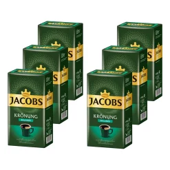 JACOBS Filterkaffee KrÃ¶nung Balance 6 X 500g Pulver-Kaffee Gemahlen RÃ¶stkaffee