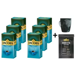 JACOBS Filterkaffee Auslese Mild & Sanft 6 X 500 G Kaffee Gemahlen + 1 Becher+ 1 Dose