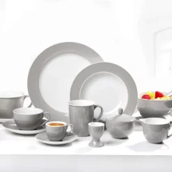 Kaffee- Und Tafelservice 48 Tlg. Doppio Grau