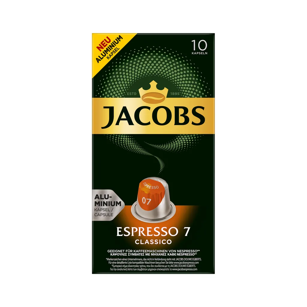 Jacobs Espresso Classico | 10 Nespresso® Komp. Kapseln 3 Jacobs Espresso Classico | 10 Nespresso® Komp. Kapseln