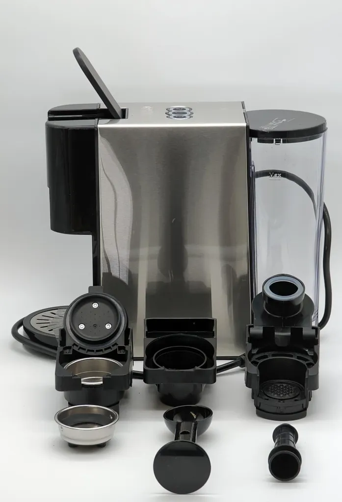 Princess 4-in-1 Multi-Kapsel-Kaffeemaschine 1450W 0,8L Schwarz Silbern 26 Princess 4-in-1 Multi-Kapsel-Kaffeemaschine 1450W 0,8L Schwarz Silbern – Bild 24