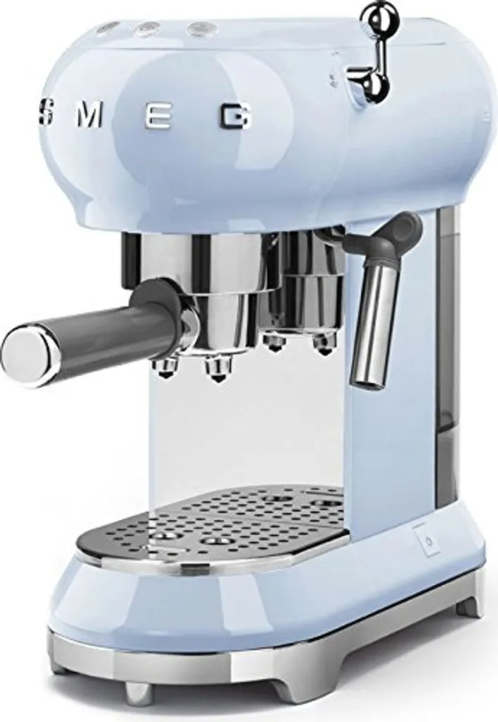 SMEG Espresso Kaffeemaschine Pastell Blau ECF01PBE 3 SMEG Espresso Kaffeemaschine Pastell Blau ECF01PBE