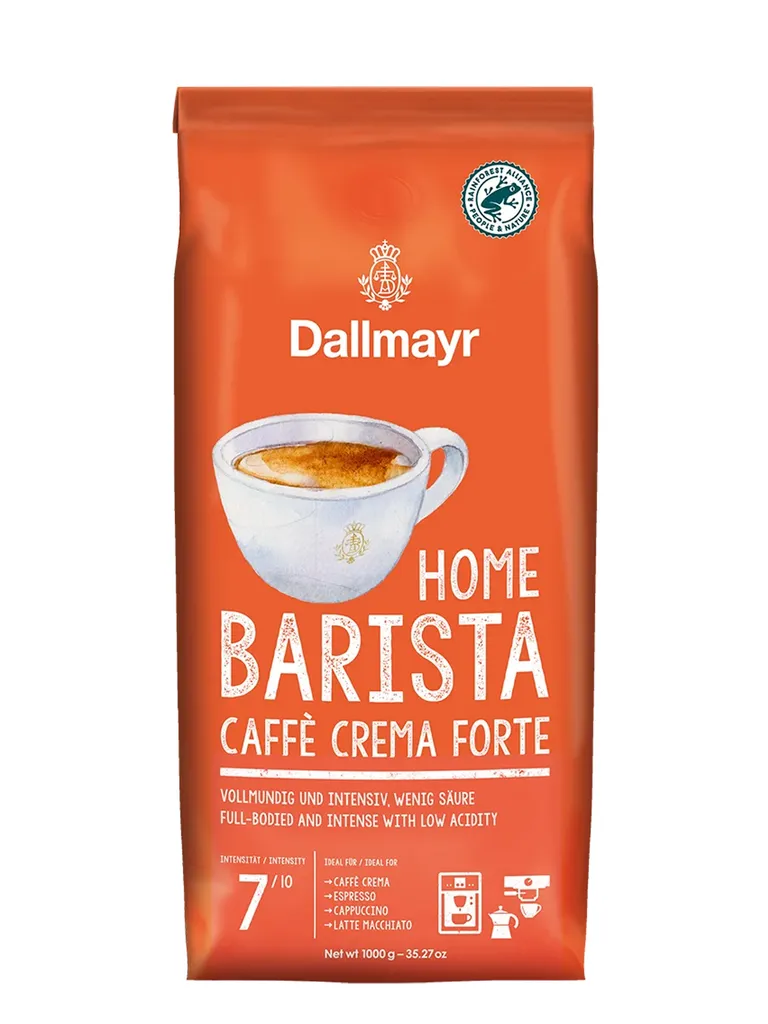 Dallmayr Home Barista Caffè Crema Forte Bohne 1kg - Kaffeebohnen Kaffee Espresso Bohnen 3 Dallmayr Home Barista Caffè Crema Forte Bohne 1kg - Kaffeebohnen Kaffee Espresso Bohnen
