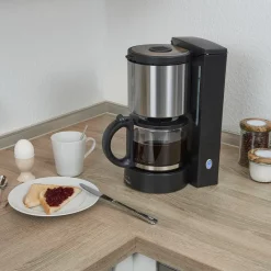 GUTFELS KA 8101 Swi Kaffeemaschine | Glaskanne | 4 Bis 10 Tassen FassungsvermÃ¶gen | 1080 W Leistung | Edelstahl | Schwarz -Kaffee VerkÃ¤ufe bcddaa2c3234b1905350f3c575b38159