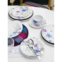 Villeroy & Boch Mariefleur Gris Basic Kaffee Set FÃ¼r Bis Zu 6 Personen 18 Teilig