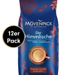 Kaffee-Sparpaket DER HIMMLISCHE Von MÃ¶venpick, 12x1000g Bohnen