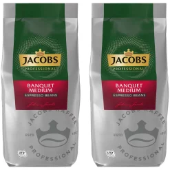 JACOBS Professional Kaffeebohnen Banquet Medium Espresso Bohnen 2 X 1 Kg