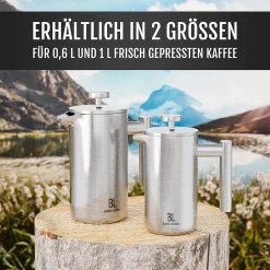 Bjørn Liebdhal French Press Edelstahl Kaffeemaschine Auch Für Camping : 0.6 Liter 15 Bjørn Liebdhal French Press Edelstahl Kaffeemaschine Auch Für Camping : 0.6 Liter -Kaffee Verkäufe c044738ef2e8c8c49d83e1b4a9d5e80f