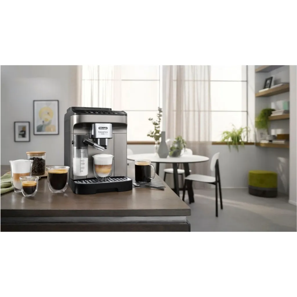 De'Longhi DeLonghi ECAM 290.81.TB Magnifica Evo Milk - Kaffee-Vollautomat - Titanium/schwarz 7 De'Longhi DeLonghi ECAM 290.81.TB Magnifica Evo Milk - Kaffee-Vollautomat - Titanium/schwarz – Bild 5
