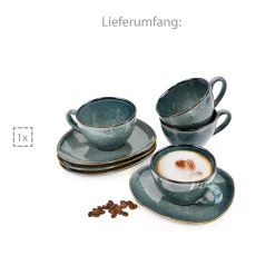 SÃ¤nger SÃ„NGER Kaffeetassen Set Darwin 8 Teilig FÃ¼r 4 Personen -Kaffee VerkÃ¤ufe c8647d0596f6e629519b1d230214a470