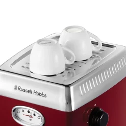 Russell Hobbs Espressomaschine Retro Rot SiebtrÃ¤ger (15 Bar, 2 Tassen-EinsÃ¤tze, 1,1l Abnehmbarer Wassertank, Dampf-MilchschaumdÃ¼se, PortionierlÃ¶ffel Mit Tamper) Kaffeemaschine -Kaffee VerkÃ¤ufe c96d474bd44299bff9ad482d362abbfd