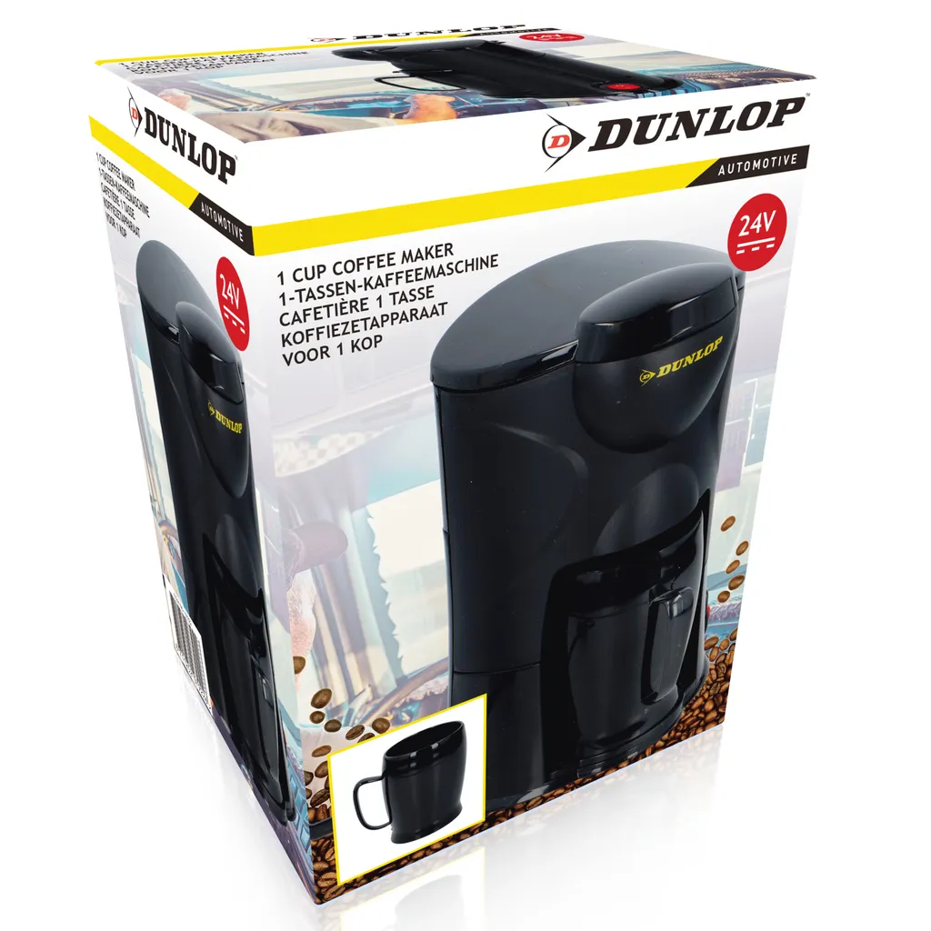 Dunlop Kaffeemaschine - Siggaretten-Steckdose - 1 Tasse - 24V - LKW Oder Wohnmobil 4 Dunlop Kaffeemaschine - Siggaretten-Steckdose - 1 Tasse - 24V - LKW Oder Wohnmobil – Bild 2
