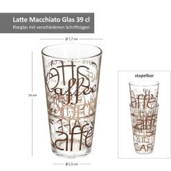 6er Latte Macchiato Gläser-Set 370 Ml Stapelbar Kaffee-Glas Cappuccino 13 6er Latte Macchiato Gläser-Set 370 Ml Stapelbar Kaffee-Glas Cappuccino -Kaffee Verkäufe cb7efb313cddaeb352237cbc94ae2d53