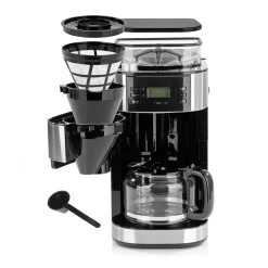 Barista Kaffeemaschine Mahlwerk 900W Edelstahl/Schwarz 12 Tassen Permanentfilter -Kaffee VerkÃ¤ufe cf991edaa441990476faefc0f9f91c36