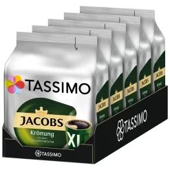 TASSIMO Jacobs KrÃ¶nung XL 5er Pack Kaffee T Discs Kaffee Kapseln 5 X 16 GetrÃ¤nke