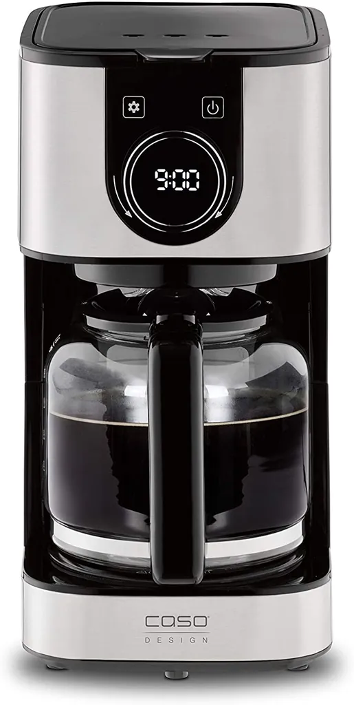 CASO Selection C12 - Design-Kaffeemaschine Für Bis Zu 12 Tassen Kaffee, 1,5 L Wassertank, Edelstahlgehäuse, Warmhaltefunktion, Timer, Inkl. Permanentfilter 4 CASO Selection C12 - Design-Kaffeemaschine Für Bis Zu 12 Tassen Kaffee, 1,5 L Wassertank, Edelstahlgehäuse, Warmhaltefunktion, Timer, Inkl. Permanentfilter – Bild 2