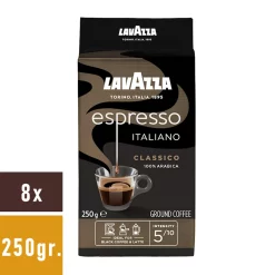 Lavazza Espresso Italiano Classico 8x250 G (gemahlener Kaffee) -Kaffee VerkÃ¤ufe d5c74a54f873aadd021fe5bc35874b66