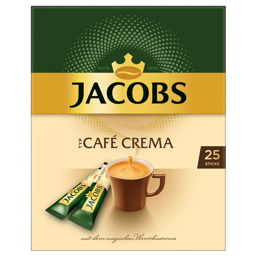 JACOBS Typ Cafe Crema Löslicher Kaffee 12 X 25 Sticks 10 JACOBS Typ Cafe Crema Löslicher Kaffee 12 X 25 Sticks – Bild 8