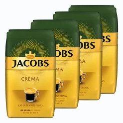 JACOBS ExpertenrÃ¶stung Crema Kaffee Ganze Bohne 4 X 1 Kg Kaffeebohnen