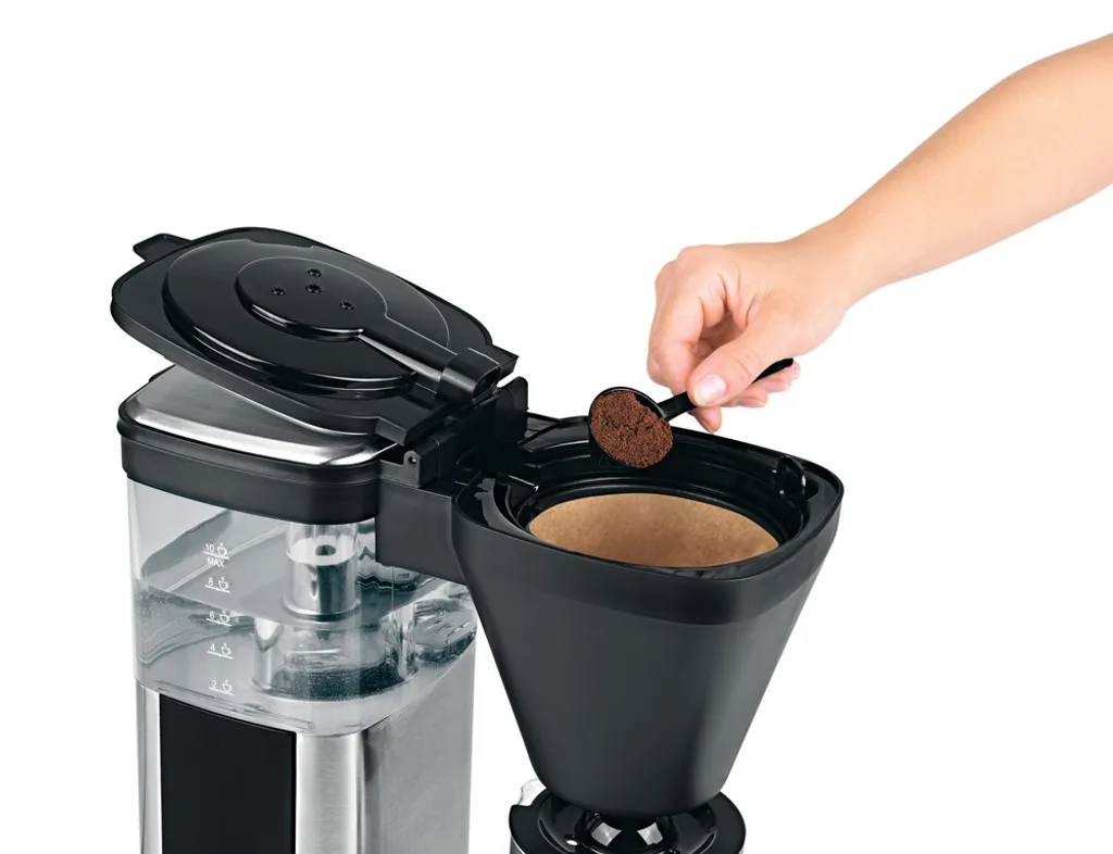 BEEM DIRECT-BREW Filterkaffeemaschine - Glas Kaffeemaschine Filter Kaffeemaschine 10 Tassen Timer Kaffeeautomat Display 14 BEEM DIRECT-BREW Filterkaffeemaschine - Glas Kaffeemaschine Filter Kaffeemaschine 10 Tassen Timer Kaffeeautomat Display – Bild 12