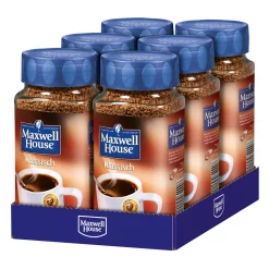 MAXWELL HOUSE Klassisch 6 X 200 G Gläser Löslicher Kaffee Instantkaffee