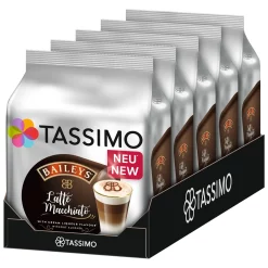 TASSIMO Latte Macchiato Baileys 5er Pack T Discs Kaffee Kapseln 5 X 8 GetrÃ¤nke