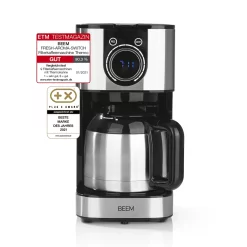 BEEM FRESH-AROMA-SWITCH Filterkaffeemaschine - Thermo Edelstahl 1 L Thermoskanne Bedienrad 24h-Timer 800 W FÃ¼r 4-8 Tassen Kaffeemaschine Timer -Kaffee VerkÃ¤ufe e8f5ed38f21a1145dd5ffb5db57759d6