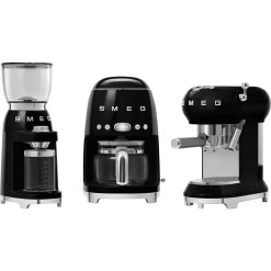 SMEG Espresso Kaffeemaschine Schwarz ECF01BLEU -Kaffee VerkÃ¤ufe eb021ca6635c24426079f4878131dab7