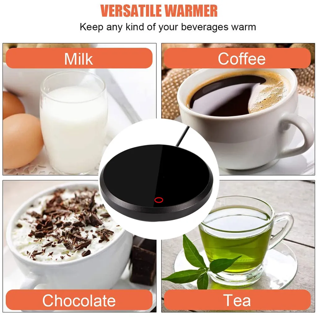 Tassenwärmer, Getränkewärmer, Kaffeewärmer Mit Warmhalteplatte Für Tee, Kaffee, Milch, Kaffeewärmer Mit Eurostecker Für Büro Und Zuhause 8 Tassenwärmer, Getränkewärmer, Kaffeewärmer Mit Warmhalteplatte Für Tee, Kaffee, Milch, Kaffeewärmer Mit Eurostecker Für Büro Und Zuhause – Bild 6