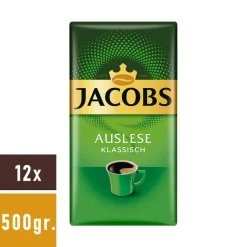 JACOBS Auslese Klassisch Filterkaffee 12x500g Kaffee Gemahlen -Kaffee VerkÃ¤ufe ec63005238457badac62ccda63817cba