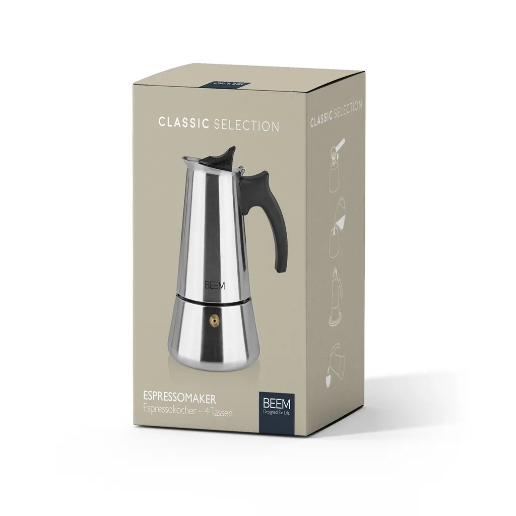 Espresso Maschine Espressoo Kaffee Maschine Coffee Mokkakanne Induktion Beem 9 Espresso Maschine Espressoo Kaffee Maschine Coffee Mokkakanne Induktion Beem – Bild 7