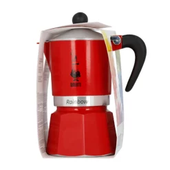 Bialetti Rainbow, Italienische Espresso-Kaffeemaschine, Aluminium, 3 Tassen, Rot -Kaffee VerkÃ¤ufe f179d303eca5d860d1ae2a2871300154