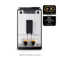 MELITTA E950-666 - Automatische Kaffeemaschine Solo Pure Silver - 1400 W - 3 IntensitÃ¤tseinstellungen - 125 G BohnenbehÃ¤lter