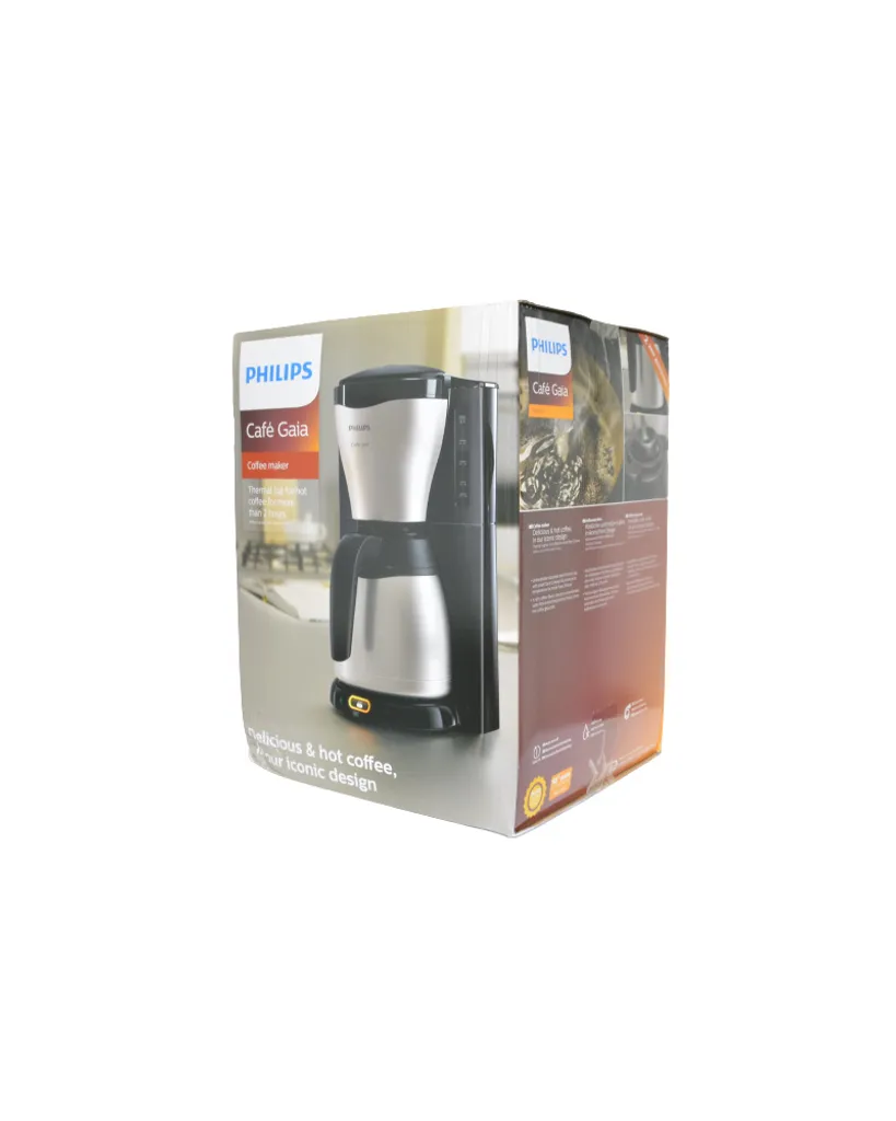 PHILIPS Gaia Collection HD7548/20 Kaffeemaschine Thermokanne, Schwarz/Edelstahl 10 PHILIPS Gaia Collection HD7548/20 Kaffeemaschine Thermokanne, Schwarz/Edelstahl – Bild 8