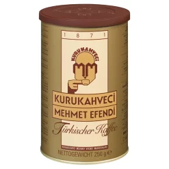 TÃ¼rkischer Kaffee Kurukahveci Mehmet Efendi TÃ¼rk Kahvesi Fein Gemahlen 250g