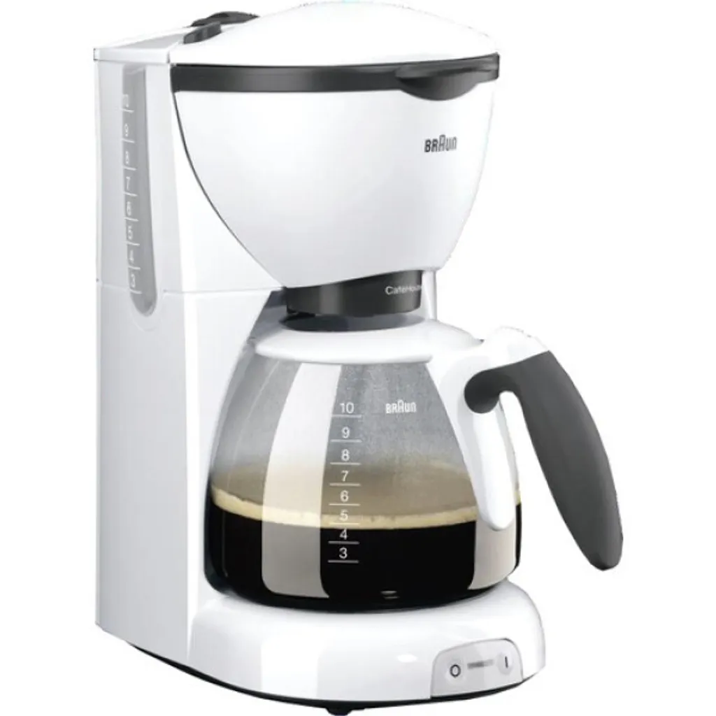 BRAUN Kaffeemaschine KF 520/1 Weiß 4 BRAUN Kaffeemaschine KF 520/1 Weiß – Bild 2